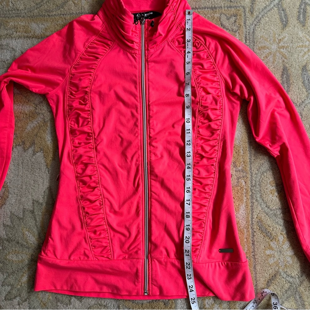 Sunice Neon Pink Ruched Jacket Small - Picture 13 of 13